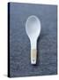 White Asian Soup Spoon-Jean Cazals-Stretched Canvas