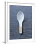 White Asian Soup Spoon-Jean Cazals-Framed Photographic Print
