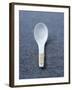 White Asian Soup Spoon-Jean Cazals-Framed Photographic Print