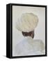 White Backview-Lincoln Seligman-Framed Stretched Canvas