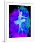 White Ballerina Watercolor-Irina March-Framed Art Print