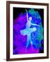 White Ballerina Watercolor-Irina March-Framed Art Print