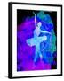 White Ballerina Watercolor-Irina March-Framed Art Print