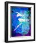 White Ballerina Watercolor-Irina March-Framed Art Print