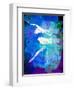 White Ballerina Watercolor-Irina March-Framed Art Print