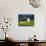 White Barn and Canola Field-Darrell Gulin-Photographic Print displayed on a wall