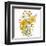 White Barn Flowers X Sq-Sue Schlabach-Framed Art Print