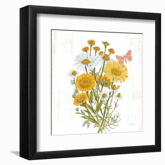 White Barn Flowers X Sq-Sue Schlabach-Framed Art Print