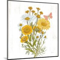 White Barn Flowers X Sq-Sue Schlabach-Mounted Art Print