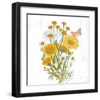 White Barn Flowers X Sq-Sue Schlabach-Framed Art Print