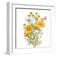 White Barn Flowers X Sq-Sue Schlabach-Framed Art Print