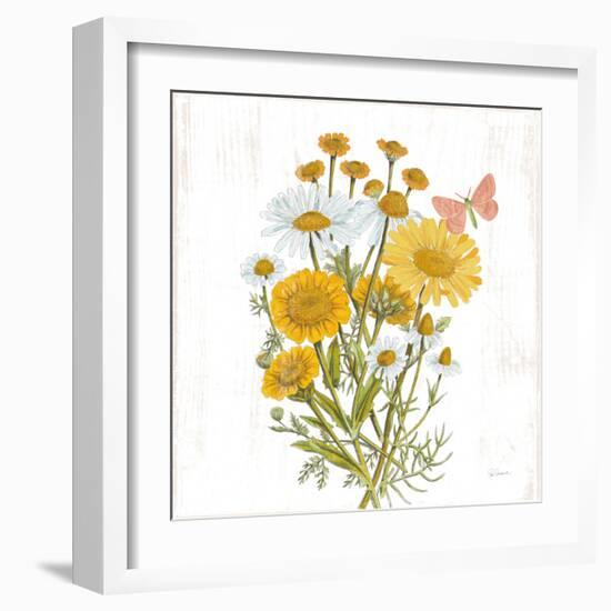 White Barn Flowers X Sq-Sue Schlabach-Framed Art Print