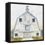White Barn Gray Trim 2-Patti Bishop-Framed Stretched Canvas