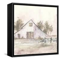 White Barn II-Chris Paschke-Framed Stretched Canvas