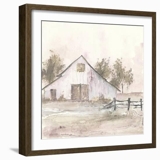 White Barn II-Chris Paschke-Framed Art Print