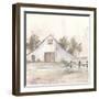 White Barn II-Chris Paschke-Framed Art Print