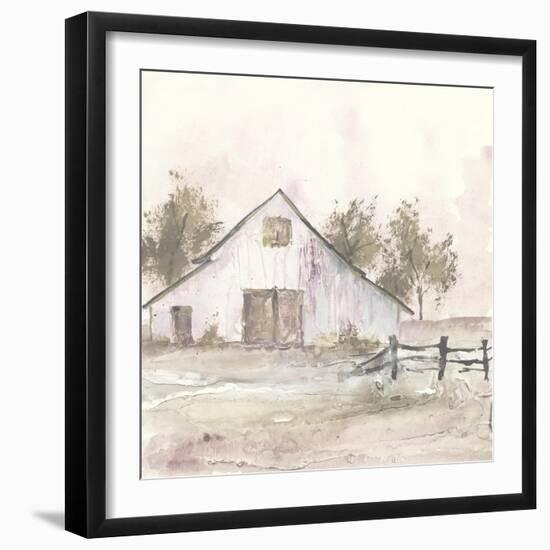 White Barn II-Chris Paschke-Framed Art Print