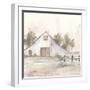 White Barn II-Chris Paschke-Framed Art Print