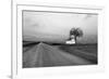 White Barn in Remote Rural Location-Rip Smith-Framed Photographic Print