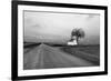 White Barn in Remote Rural Location-Rip Smith-Framed Photographic Print