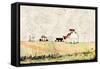 White Barn in the Field-Ynon Mabat-Framed Stretched Canvas