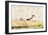 White Barn in the Field-Ynon Mabat-Framed Art Print