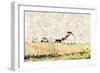 White Barn in the Field-Ynon Mabat-Framed Art Print