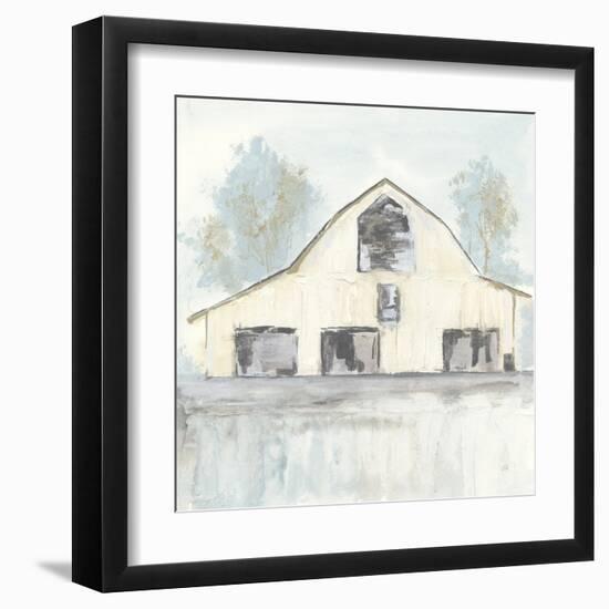 White Barn V-Chris Paschke-Framed Art Print