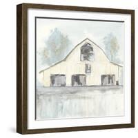 White Barn V-Chris Paschke-Framed Art Print