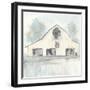 White Barn V-Chris Paschke-Framed Art Print