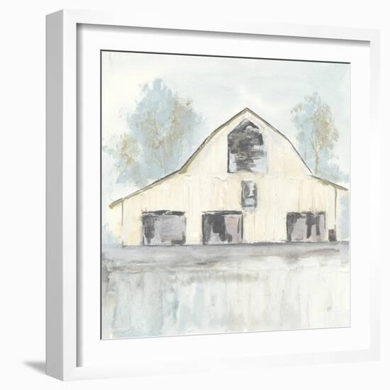 White Barn V-Chris Paschke-Framed Art Print