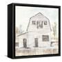 White Barn VI-Chris Paschke-Framed Stretched Canvas