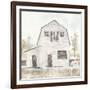 White Barn VI-Chris Paschke-Framed Art Print