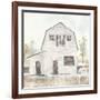 White Barn VI-Chris Paschke-Framed Art Print