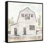 White Barn VI-Chris Paschke-Framed Stretched Canvas