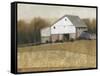 White Barn View I-Tim O'toole-Framed Stretched Canvas