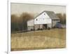 White Barn View I-Tim O'toole-Framed Art Print