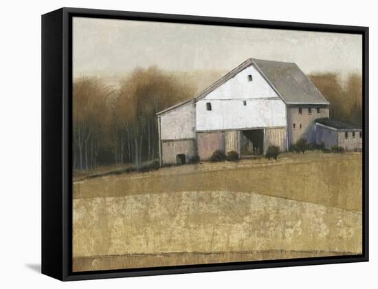 White Barn View I-Tim O'toole-Framed Stretched Canvas