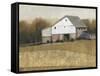 White Barn View I-Tim O'toole-Framed Stretched Canvas