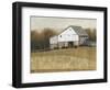 White Barn View I-Tim O'toole-Framed Art Print