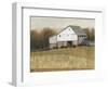 White Barn View I-Tim O'toole-Framed Art Print