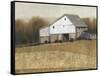 White Barn View I-Tim O'toole-Framed Stretched Canvas