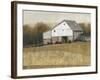 White Barn View I-Tim O'toole-Framed Art Print