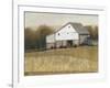 White Barn View I-Tim O'toole-Framed Art Print