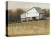 White Barn View I-Tim O'toole-Stretched Canvas