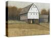 White Barn View II-Tim O'toole-Stretched Canvas