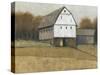 White Barn View II-Tim O'toole-Stretched Canvas