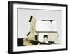 White Barn-Sandra Pratt-Framed Premium Giclee Print