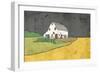 White Barn-Ynon Mabat-Framed Art Print