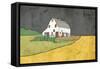 White Barn-Ynon Mabat-Framed Stretched Canvas
